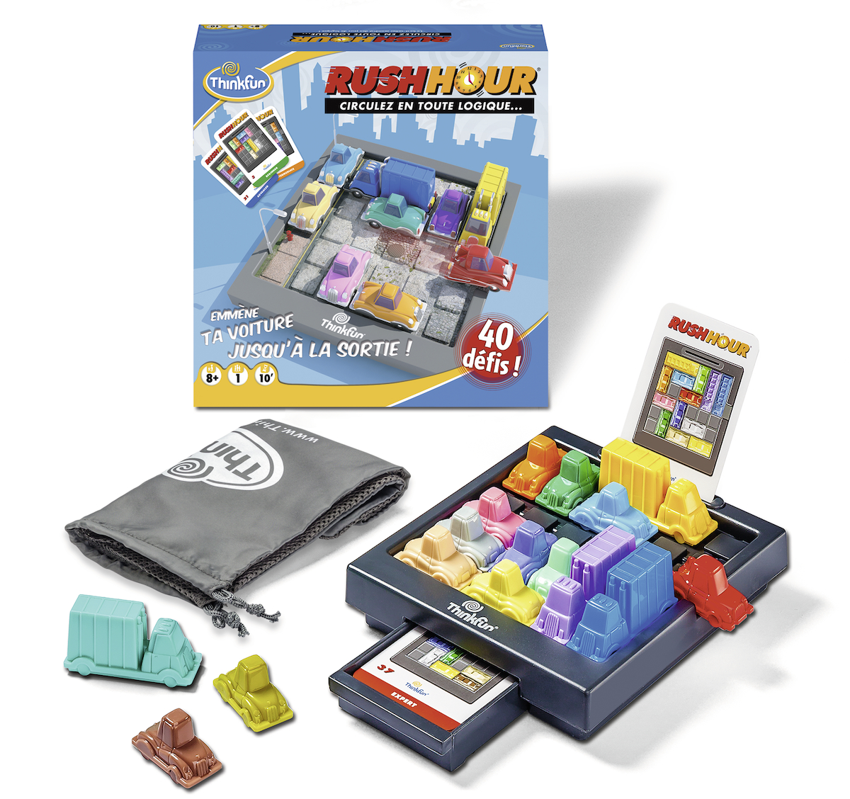 Rush Hour - Deluxe Edition - Jeu de logique - ThinkFun - Ludessimo - jeux  de société - jeux et jouets d'occasion - loisirs créatifs - vente en ligne